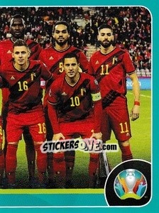 Sticker Line-up - UEFA Euro 2020 Preview. 568 stickers version n. BEL3 - Panini