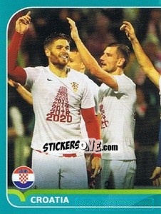 Sticker Group - UEFA Euro 2020 Preview. 568 stickers version n. CRO4 - Panini