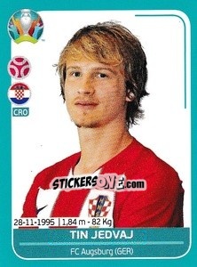 Sticker Tin Jedvaj - UEFA Euro 2020 Preview. 568 stickers version n. CRO11 - Panini