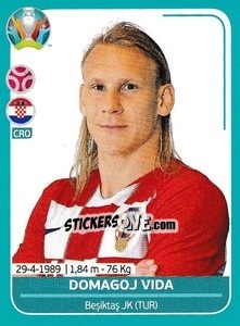 Figurina Domagoj Vida - UEFA Euro 2020 Preview. 568 stickers version - Panini