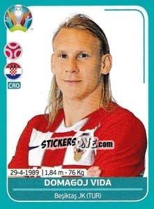 Sticker Domagoj Vida - UEFA Euro 2020 Preview. 568 stickers version n. CRO13 - Panini