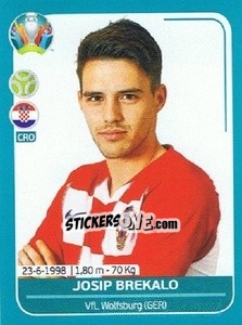 Sticker Josip Brekalo - UEFA Euro 2020 Preview. 568 stickers version n. CRO27 - Panini