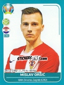 Sticker Mislav Oršic - UEFA Euro 2020 Preview. 568 stickers version n. CRO28 - Panini