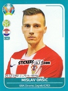 Sticker Mislav Oršic - UEFA Euro 2020 Preview. 568 stickers version - Panini