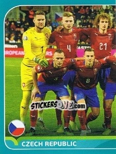 Sticker Line-up - UEFA Euro 2020 Preview. 568 stickers version n. CZE2 - Panini