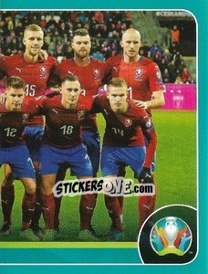 Sticker Line-up - UEFA Euro 2020 Preview. 568 stickers version n. CZE3 - Panini