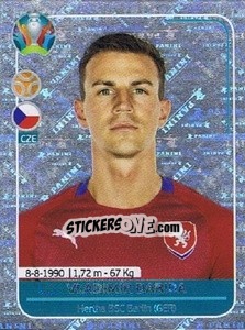 Sticker Vladimír Darida - UEFA Euro 2020 Preview. 568 stickers version n. CZE6 - Panini