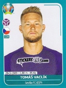 Sticker Tomáš Vaclík - UEFA Euro 2020 Preview. 568 stickers version n. CZE7 - Panini