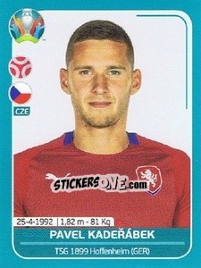 Sticker Pavel Kadeřábek - UEFA Euro 2020 Preview. 568 stickers version n. CZE10 - Panini