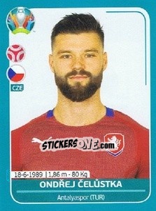 Figurina Ondřej Celůstka - UEFA Euro 2020 Preview. 568 stickers version n. CZE12 - Panini