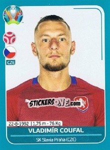 Sticker Vladimír Coufal - UEFA Euro 2020 Preview. 568 stickers version - Panini