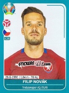 Sticker Filip Novák - UEFA Euro 2020 Preview. 568 stickers version n. CZE15 - Panini