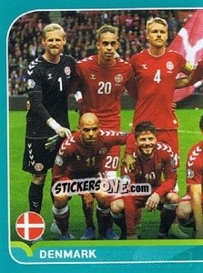 Sticker Line-up - UEFA Euro 2020 Preview. 568 stickers version n. DEN2 - Panini