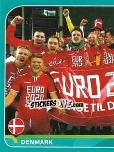 Sticker Group - UEFA Euro 2020 Preview. 568 stickers version n. DEN4 - Panini