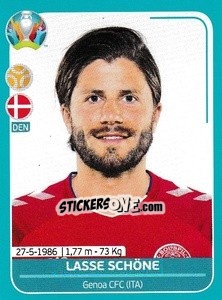 Sticker Lasse Schöne - UEFA Euro 2020 Preview. 568 stickers version - Panini