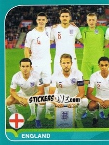 Sticker Line-up - UEFA Euro 2020 Preview. 568 stickers version n. ENG2 - Panini
