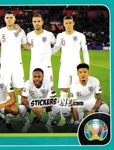 Sticker Line-up - UEFA Euro 2020 Preview. 568 stickers version n. ENG3 - Panini