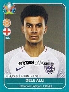 Sticker Dele Alli - UEFA Euro 2020 Preview. 568 stickers version n. ENG23 - Panini