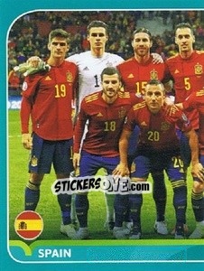 Sticker Line-up - UEFA Euro 2020 Preview. 568 stickers version n. ESP2 - Panini