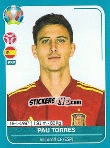 Cromo Pau Torres - UEFA Euro 2020 Preview. 568 stickers version - Panini