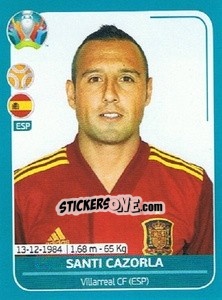 Sticker Santi Cazorla - UEFA Euro 2020 Preview. 568 stickers version - Panini