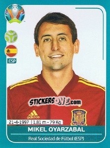 Cromo Mikel Oyarzabal - UEFA Euro 2020 Preview. 568 stickers version n. ESP26 - Panini