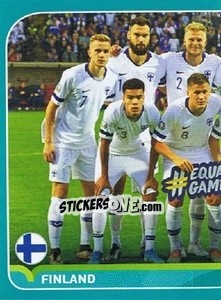 Sticker Line-up - UEFA Euro 2020 Preview. 568 stickers version n. FIN2 - Panini