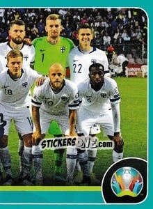 Sticker Line-up - UEFA Euro 2020 Preview. 568 stickers version n. FIN3 - Panini