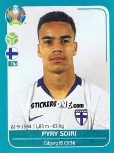 Cromo Pyry Soiri - UEFA Euro 2020 Preview. 568 stickers version - Panini