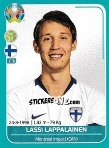 Sticker Lassi Lappalainen - UEFA Euro 2020 Preview. 568 stickers version n. FIN27 - Panini