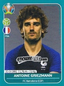Sticker Antoine Griezmann - UEFA Euro 2020 Preview. 568 stickers version n. FRA23 - Panini