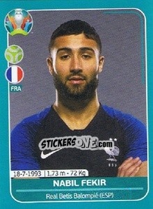 Cromo Nabil Fekir - UEFA Euro 2020 Preview. 568 stickers version - Panini