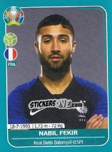 Sticker Nabil Fekir - UEFA Euro 2020 Preview. 568 stickers version n. FRA28 - Panini