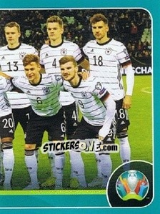 Sticker Line-up - UEFA Euro 2020 Preview. 568 stickers version n. GER3 - Panini