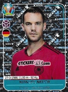 Sticker Manuel Neuer - UEFA Euro 2020 Preview. 568 stickers version - Panini