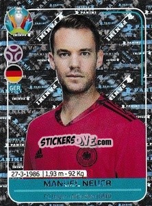 Sticker Manuel Neuer - UEFA Euro 2020 Preview. 568 stickers version n. GER6 - Panini