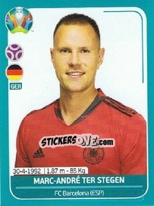 Sticker Marc-André ter Stegen - UEFA Euro 2020 Preview. 568 stickers version - Panini
