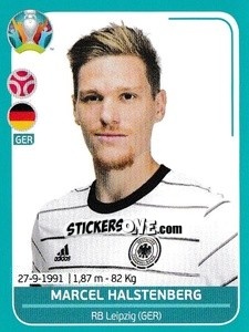 Sticker Marcel Halstenberg - UEFA Euro 2020 Preview. 568 stickers version n. GER11 - Panini