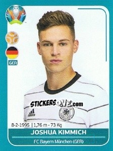 Sticker Joshua Kimmich - UEFA Euro 2020 Preview. 568 stickers version n. GER17 - Panini