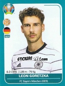Sticker Leon Goretzka - UEFA Euro 2020 Preview. 568 stickers version - Panini