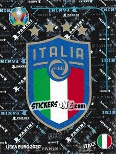 Sticker Logo - UEFA Euro 2020 Preview. 568 stickers version n. ITA1 - Panini