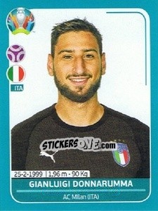 Sticker Gianluigi Donnarumma - UEFA Euro 2020 Preview. 568 stickers version n. ITA7 - Panini