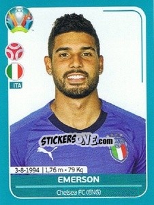 Sticker Emerson - UEFA Euro 2020 Preview. 568 stickers version n. ITA17 - Panini