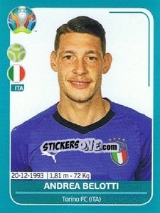 Sticker Andrea Belotti - UEFA Euro 2020 Preview. 568 stickers version - Panini
