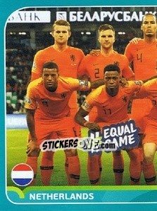 Sticker Line-up - UEFA Euro 2020 Preview. 568 stickers version n. NED2 - Panini