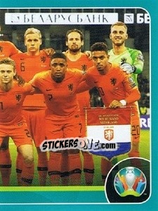 Sticker Line-up - UEFA Euro 2020 Preview. 568 stickers version n. NED3 - Panini