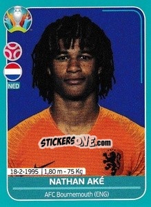 Sticker Nathan Aké - UEFA Euro 2020 Preview. 568 stickers version n. NED10 - Panini