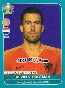 Cromo Kevin Strootman - UEFA Euro 2020 Preview. 568 stickers version - Panini