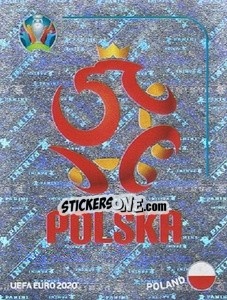 Sticker Logo - UEFA Euro 2020 Preview. 568 stickers version n. POL1 - Panini