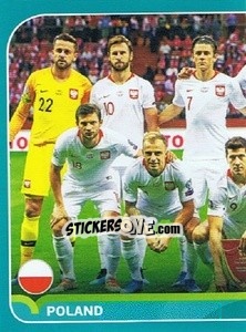 Sticker Line-up - UEFA Euro 2020 Preview. 568 stickers version n. POL2 - Panini